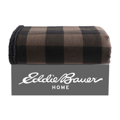 Eddie Bauer Cabin Cotton Flannel Lightweight Throw