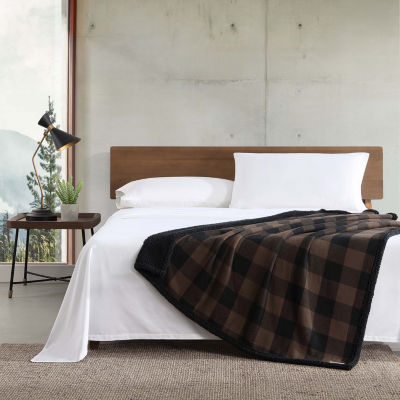 Eddie Bauer Cabin Cotton Flannel Lightweight Throw