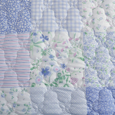 Laura Ashley Parker Patchwork Quilt Set