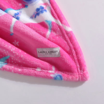 Laura Ashley Kids Plush Fleece Lightweight Throw