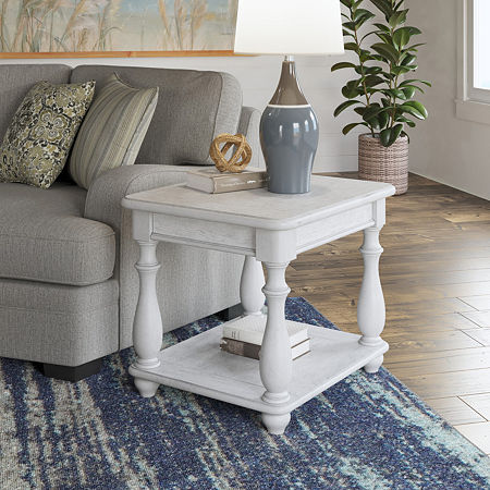 Home Point Durham End Table, One Size, Gray