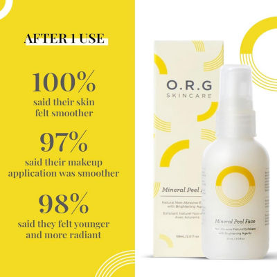 O.R.G. Skincare Organic Mineral Peel Face