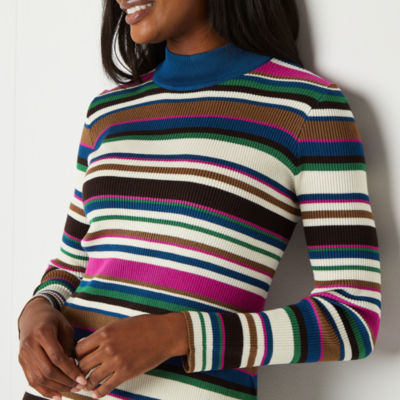 Maia Long Sleeve Rib Knit Sweater Dress