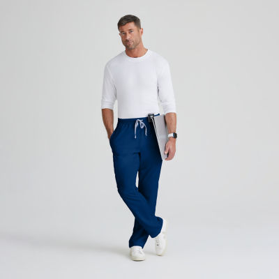 Grey's Anatomy™ by Barco Classic Grp558 Evan 5-Pocket Zip-Fly Mens Big and Tall Moisture Wicking Scrub Pant