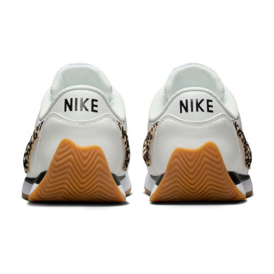 Nike Pacific Leather Se Womens Sneakers, Color: White Blk Cheetah