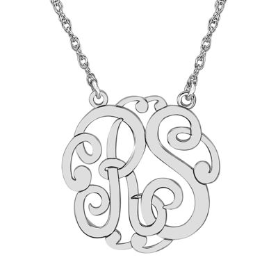 Personalized 25mm Monogram NecklaceJCPenney