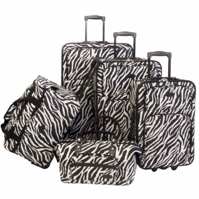 American Flyer Animal Print 5-pc. Softside Luggage Set