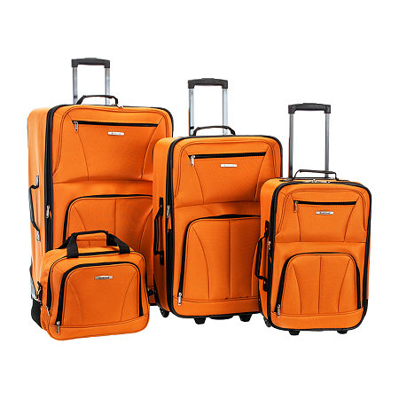 Rockland Journey 4-pc. Luggage Set, One Size, Orange