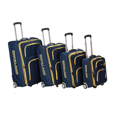 Rockland Varsity 4pc. Luggage Set, Color Navy JCPenney
