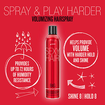 Big Sexy Hair Spray & Play Volumizing Hairspray 10 oz - Pack of 2