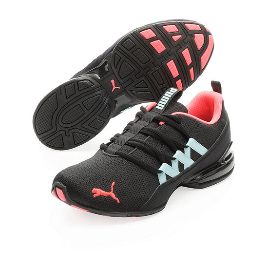 Puma Riaze Prowl Womens Running Shoes, Color: Black Pink Aqua - JCPenney