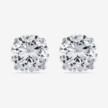 LIMITED TIME SPECIAL! 2.5 CT.T.W. Lab-Created White Sapphire Stud Earrings in Sterling Silver - JCPenney