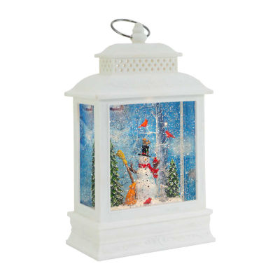 Kurt Adler Led Snowman Water Lantern Snow Globe