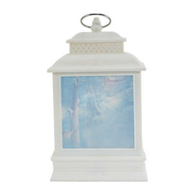 Kurt Adler Led Snowman Water Lantern Snow Globe