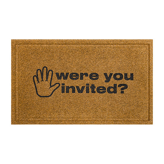 Mohawk Home "Were You Invited?" Everyday Coir 18"X30" Doormat