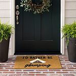 Mohawk Home "I'd Rather Be Glamping" Everyday Coir 18"X30" Doormat