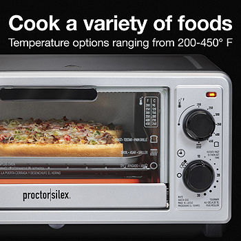 Layaway Proctor Silex 4 Slice Toaster Oven with Broiler - BLACK