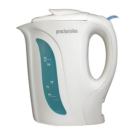 Proctor Silex 1 Liter Electric Kettle, One Size, White