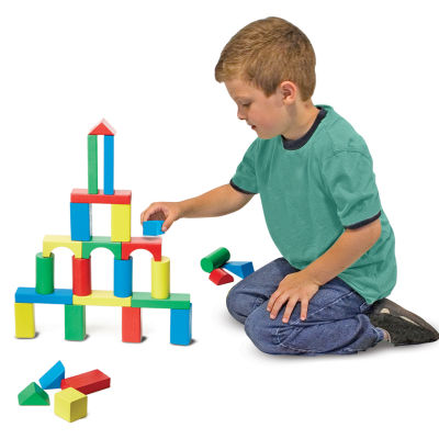 Melissa & Doug 100-Pc Wood Blocks Set