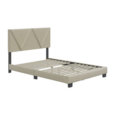 Triiptych Upholstered Platform Bed