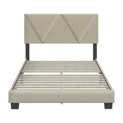 Triiptych Upholstered Platform Bed