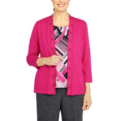 jcpenney pink cardigan