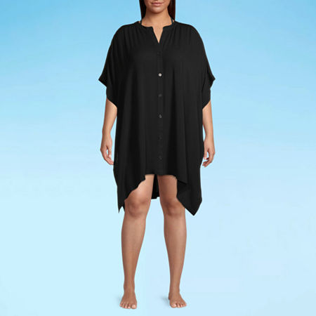  Outdoor Oasis Womens Plus Swimsuit Cover-Up
