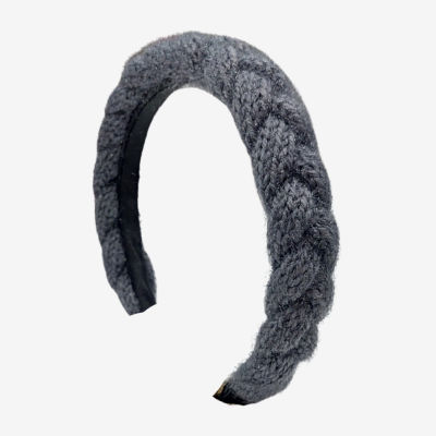a.n.a Gray Braided Womens Headband