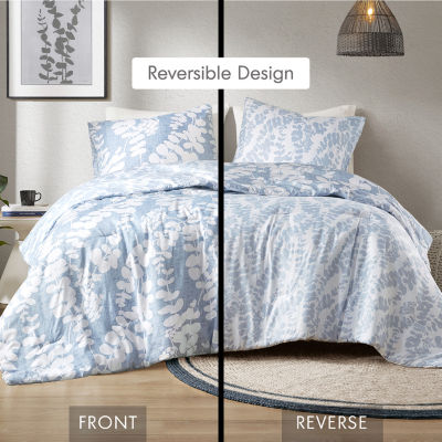510 Design Aria Floral Midweight Reversible Comforter Set