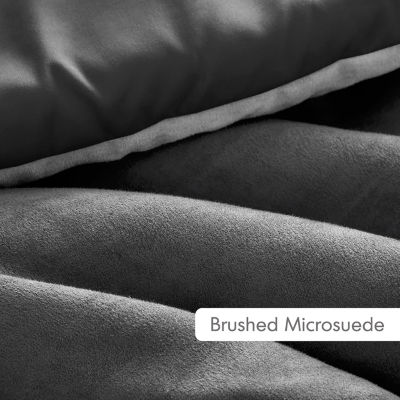 510 Design Boulder Pieced Faux Suede Midweight Comforter Set