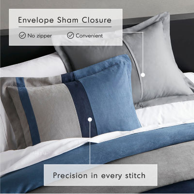 510 Design Boulder Pieced Faux Suede Midweight Comforter Set