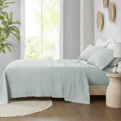 Madison Park Queen 1500 Thread Count Cotton Sheet Set | Seafoam