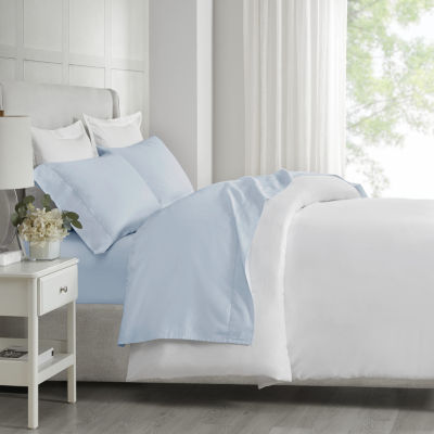 Madison Park Queen 1500 Thread Count Cotton Sheet Set | Seafoam