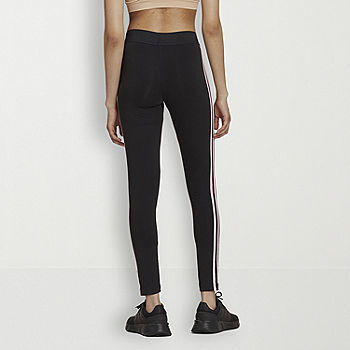 Buy Juniors Striped Leggings with Elasticised Waistband Online