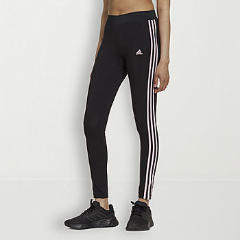 Adidas Women's 7/8 3 Stripes Training Tights Black Size: Large