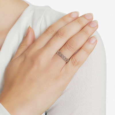 Silver Treasures Womens 5MM Sterling Silver Band