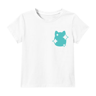 Little & Big Girls Round Neck Short Sleeve Squishmallows Graphic T-Shirt