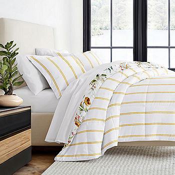 Casual Comfort Chintz Floral Midweight Down Alternative Comforter Set,  Color: Clay - JCPenney