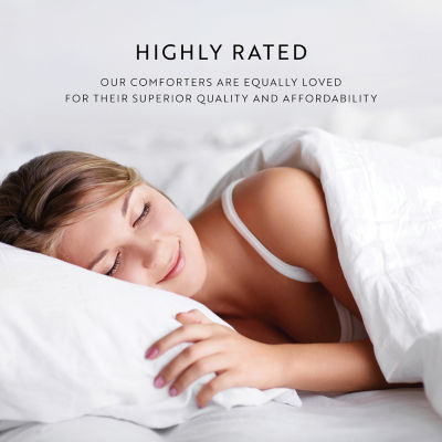 Casual Comfort Folk Leaves Midweight Down Alternative Comforter Set