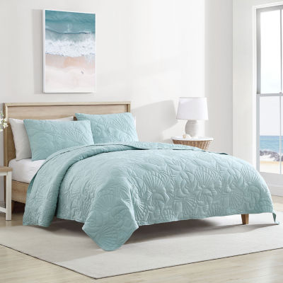 Caribbean Joe Solid Shell Outline Quilt Set