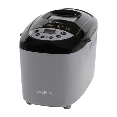 West Bend Hi-Rise Bread Maker with 12 Preset Digital Controls, in Gray