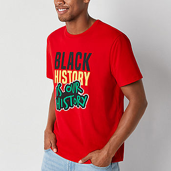 Hope & Wonder Black History Month Adult Short Sleeve 'Black History Is Our  History' Graphic T-Shirt, Color: Black History - JCPenney
