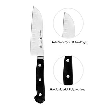 Henckels International Classic 5-Inch Hollow Edge Santoku Knife
