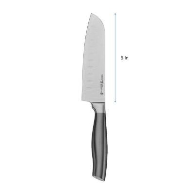 Henckels International Graphite 5" Hollow Edge Santoku Knife