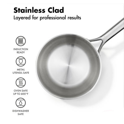 OXO Stainless Steel 3.57-qt. Chef's Pan with Lid