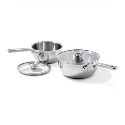 Cuisinart Professional Series 2-pc. Stainless Steel Dishwasher Safe  Skillet, Color: Stainless Steel - JCPenney