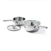 OXO Mira 3-Ply Stainless Steel Sauté Pan w/ Lid, 3.25 Qt