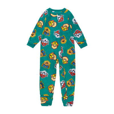 Toddler Boys Paw Patrol Microfleece Crew Neck Long Sleeve One Piece Pajama