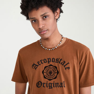 AEROPOSTALE Mens Crew Neck Short Sleeve Regular Fit Graphic T-Shirt