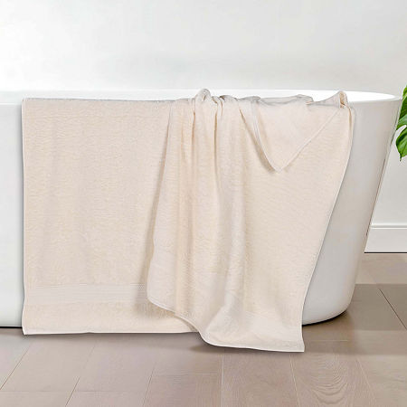 Superior Bamboo Collection | 100% Ryon From Bamboo 2-pc. Quick Dry Bath Towel In White